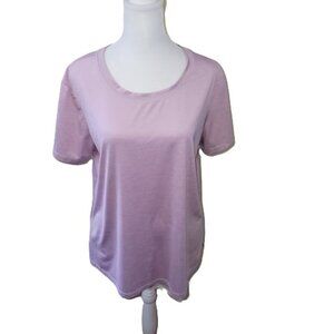 Eddie Bauer Resolution Stretch Short-Sleeve Pink T-shirt Women's Size L